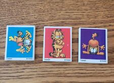 Vintage Garfield Erasers Set Of 3 By PAWS NEW opened package, made in Taiwan  picture