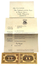 Harry Potter Hogwarts Acceptance Letter Envelope Ticket 9 3/4 Prop Replica picture