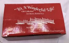 Its a Wonderful Life Gift Collection White Picket Fence Set Holiday Village 1592 picture