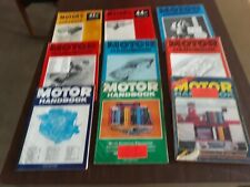 lot of 9 Motor's Handbook magazines - 1965-1981 picture