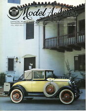 1931 DELUXE COUPE - MODEL “A” NEWS OFFICIAL PUBLICATION VOL.33 NO.3 1986 picture