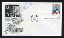 George A. Vaughn Jr. d1989 signed autograph auto First Day Cover WWII ACE USAAF picture