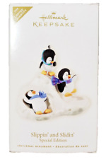 2008 Hallmark Keepsake Ornament Slippin' and Slidin' Penguins Special Edition picture