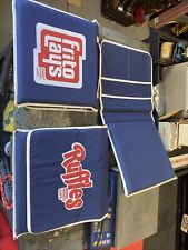 3 vintage Ruffles Frito Lay Bleacher seats NOS With Storage Rare picture