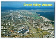 1988 Aerial Scenic View Building Houses Road Green Valley Arizona AZ Postcard picture