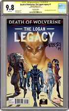 Death of Wolverine The Logan Legacy #1 Barberi CGC 9.8 SS Carlo Barberi 2014 picture