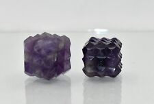One(1) Natural Amethyst Crystal Cube , Dice Shaped Amethyst Gemstone picture