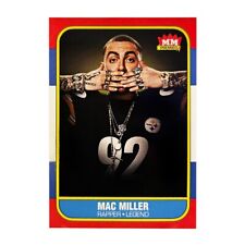 MAC MILLER Hip-Hop Trading Card 1986 NBA Fleer Design Style picture
