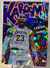 Lebron James Lakers Purple Explosion Cracked Ice Card picture