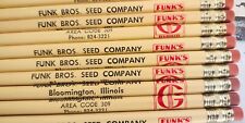 Vtg Funk Bros Co Funks G Hybrid Seed Corn Bloomington IL One (1) Pencil 1950's picture