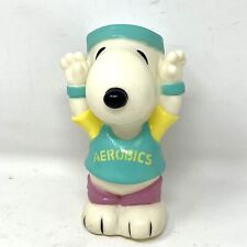 Vintage 1966 Peanuts Snoopy Aerobics Rubber Squeak Toy picture