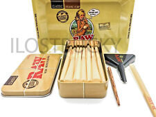  RAW MINI GIRL BUNDLE KIT - ROLLING TRAY+1 5 98  CONES+LOADER+Storage TIN+Tube picture