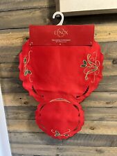 New Lenox Holiday Nouveau Cutwork Decorative Centerpiece Runner Christmas picture