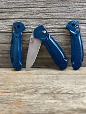 Midnight Lagoon Blue Anodized Honeycomb Billet Alu Full Size Griptilian Scales picture