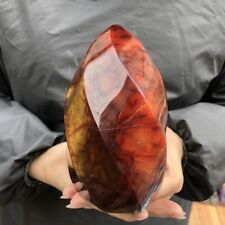 100-500g Natural Agate Carnelian Jasper Flame Quartz Crystal Healing Stone 1pcs picture