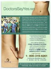 2007 DoctorsSayYes.net Print Ad, Cosmetic Surgery Doctors Toned Sexy Body Navel picture