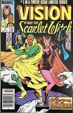 The Vision and the Scarlet Witch (1985) #1 Newsstand VF-. Stock Image picture