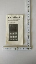 Privileg 856MD electronic calculator user manual guide of use German language picture