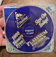 Vintage AOL Platinum Premier Version 7.0 Computer Software CD, 1000 Hrs. picture