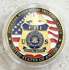 FBI Federal Bureau Of Investigation United States Challenge Coin 40mm picture