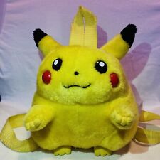 Pokemon Nintendo Pikachu Plush Backpack Fat 9” Pyramid Vintage 90’s Official 12” picture