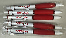 VYTORIN Drug Rep Pharma Ink Pens Lot Of 5 Red White Metal With Grip new picture