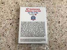 Los Angeles Dodgers 50s and 60s Baseball Cards 60th Anniversary Set picture