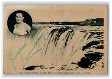 1928 Jean Lussier Daredevil Niagara Falls Autographed Signed Canada Posted picture
