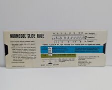 Vtg Abbot Laboratories Normosol Slide Rule IV Hydration Chart 1972 Rare picture
