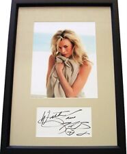 Kim Basinger autograph custom framed with sexy 8x10 photo inscribed With Love IP picture