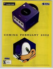 2001 Sonic Adventure 2 Battle Gamecube Print Ad/Poster Authentic Official Art picture