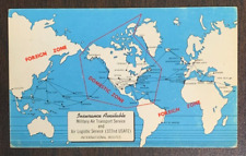 Postcard - Military Air Transport Service & Air Logistic Service Intl. Routes picture