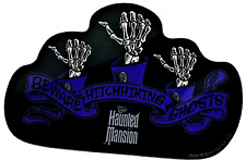 Disney Parks Haunted Mansion Beware Of Hitchhiking Ghosts Car Magnet Halloween picture