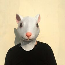 Funny Realistic Mouse Rat Latex Head Mask Halloween Costume Party Cosplay Prop picture