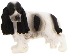 Breyer Horses Corral Pals Black and White English Cocker Spaniel Dog #88070 Toy picture