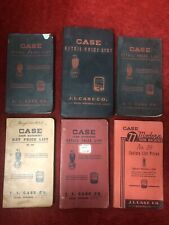 12 Vintage CASE IH Retail Price Books From 1931/52 & 8 Sales Contracts from 1932 picture