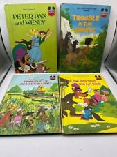Set of 4 1980's vintage Disney's Wonderful World of Reading Books picture