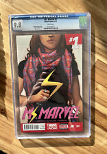 Ms. Marvel #1 2014 1st Print CGC 9.8 NM/M Kamala Khan Becomes Ms. Marvel picture