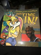 Lola's Time In Space Jam Sticker Book Vintage 1996 picture