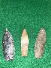 Beautiful Texas Hill Country Angostura Spear Points. All Well Flaked picture