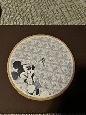 Cork Mat - White Goyard/ Mickey Mouse picture
