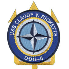 DDG-5 USS Claude V Ricketts Patch picture