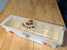 Malibu Rum Bar Top Roll Top 6 Section Plastic Tray Condiment Holder picture