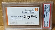 Leroy Hood Autograph Biologist Caltech PSA/DNA Signed Business Card 🔬 picture