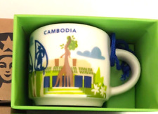 Cambodia Starbucks mini Mug Cup DEMI 2oz ORNAMENT You Are Here Collection NEW picture