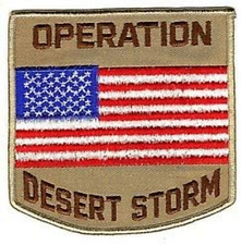 Operation Desert Storm Iron on Sew on Small Patch for Jacket Vest picture