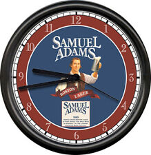 Samuel Adams Beer Tavern Bar Game Room Brewery Sign Wall Clock picture