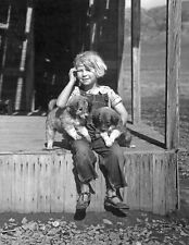 1936 Farmer's Daughter, Oneida County, Idaho Old Photo 8.5