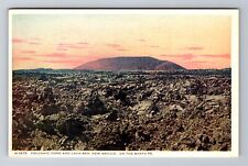 Santa Fe NM-New Mexico, Aerial Volcanic Cone, Antique, Vintage Souvenir Postcard picture