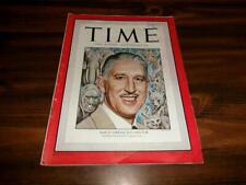 1947 MARLIN PERKINS ZOO DIRECTOR LINCOLN PARK CHICAGO JULY 7, 1947 TIME MAGAZINE picture